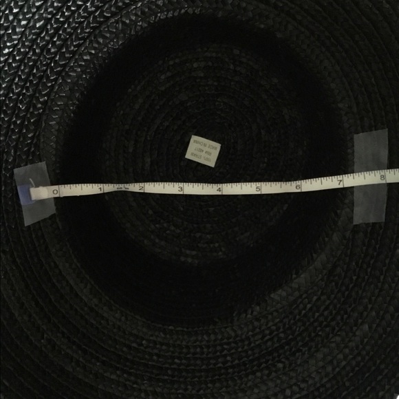 Straw Hat bowl shade with wicker bow hat - Picture 6 of 6